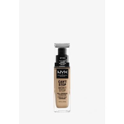 Afbeelding van NYX Professional Makeup Can&#039;t Stop Won&#039;t Full Coverage Foundation Soft Beige 30 ml