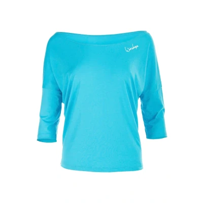 Afbeelding van Winshape 3/4 ARM Sport Tshirt, Dames, Maat: XXL, Sky blue