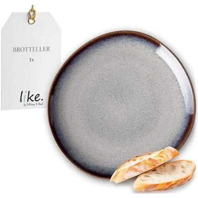 Afbeelding van Villeroy &amp; Boch Lave Beige Gebaksbord 19 cm