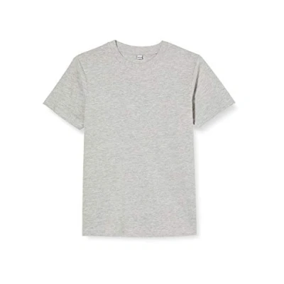Afbeelding van Build Your Brand By116 Kids Basic Tee T shirt voor jongens, grijs.
