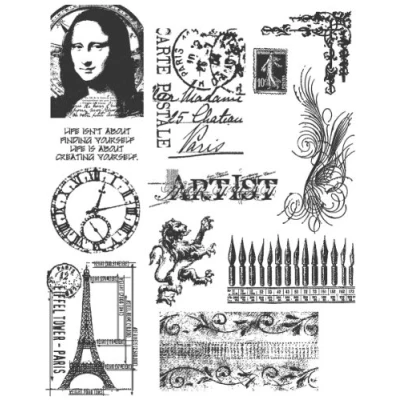 Afbeelding van Stampers Anonymous Mini Classics Tim Holtz Cling Stamps (CMS062)