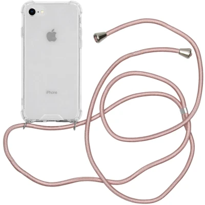 Afbeelding van imoshion Backcover met koord voor de Apple iPhone SE (2022 / 2020) 8 7 Rosé Goud