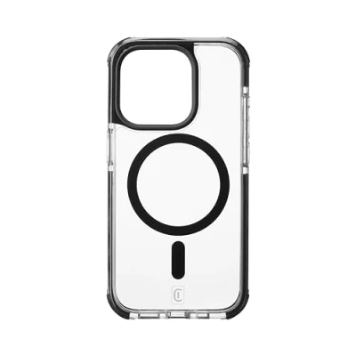 Afbeelding van CellularLine Tetra Force Strong Guard Mag mobilny pokrowiec z obsługą Magsafe dla Apple iPhone 15 Pro (TETRACMAGIPH15PROT) czarny/przezroczysty