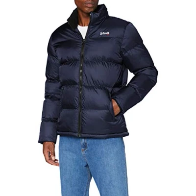 Afbeelding van Schott Doudoune Winterjas, Heren, Maat: Small, Bleu marine