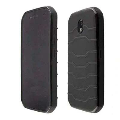 Afbeelding van caseroxx Beschermhoes voor Cat S42 / H+, TPU hoes, schokbestendig, smartphone (zwarte hoes)