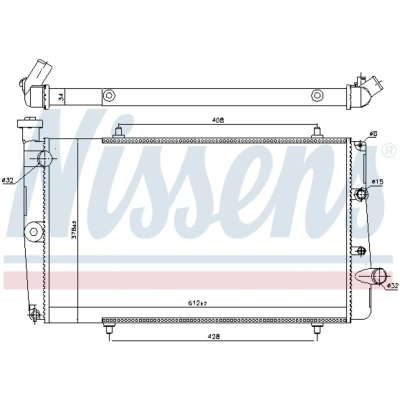 Afbeelding van Nissens Radiateur 634811