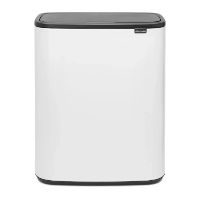 Afbeelding van Brabantia Bo Touch Bin 2 x 30 Liter White