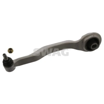 Afbeelding van SWAG 10 92 1443 Draagarm Met borgmoer draag/ stuur gewricht, lager Vooras links, Onder, Voor Driehoeksdraagarm Aluminium 19