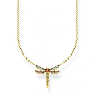 Afbeelding van Thomas Sabo Dames Ketting 925 Zilver 2 Glazen blok One Size 88280717