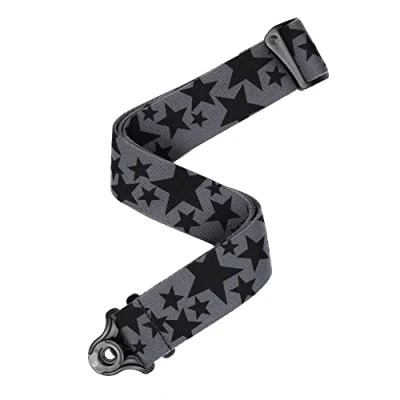 Image de D&#039;Addario 50BAL14 Sangle Auto Lock pour guitare, Skater Stars