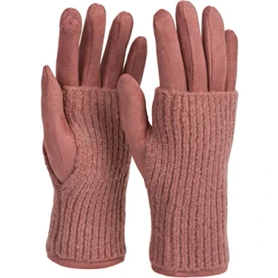 Afbeelding van styleBREAKER Handschoenen voor koud weer dames (1 stuk), Oude Rose