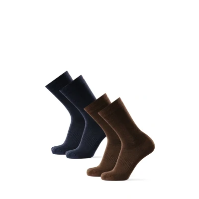 Afbeelding van Danish Endurance 2 PACK Sportsokken, Maat: 43 47, Multicolor blue/brown
