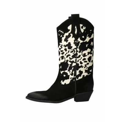 Afbeelding van sacha Cowboy/Bikerlaarzen, Dames, Maat: 42, Black Schoenen
