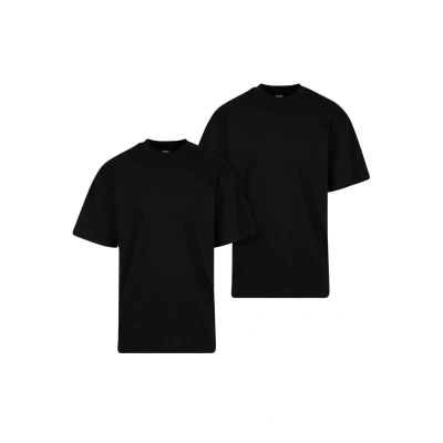 Afbeelding van Urban Classics 2PACK Tshirt basic, Heren, Maat: Medium, Black+black