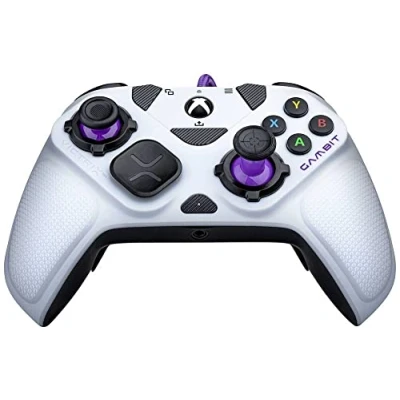 Image de Manette filaire pour Xbox One et Séries X Pdp Victrix Gambit Blanc noir