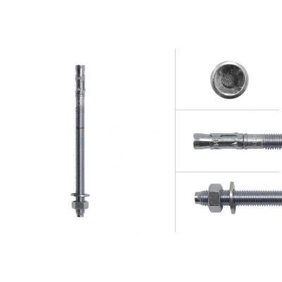 Afbeelding van Wovar Keilbout M14 x 220 mm voor doorsteekmontage Per Stuk
