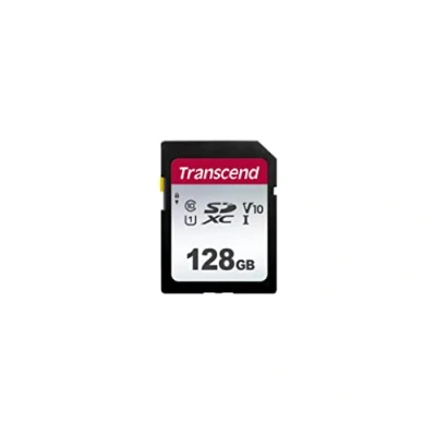 Afbeelding van Transcend 128 GB high speed SDXC geheugenkaart voor digitale camera&#039;s, foto&#039;s en video&#039;s, autoradio, klasse 10, UHS I U3, videosnelheidsklasse V30 4K Ultra HD TS128GSDC300S E2
