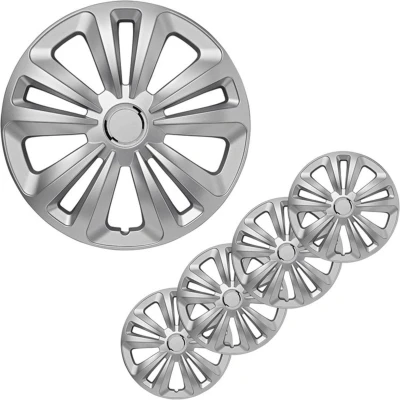 Afbeelding van Pro Plus Wieldoppen Set Ø 13 inch Terra Zilvergrijs 4 stuks
