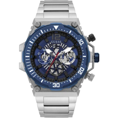 Afbeelding van Guess exposure GW0324G1 Herenhorloge 48 mm Zilverkleurig