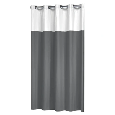 Afbeelding van Sealskin Double Douchegordijn Polyester/Katoen 180x200 cm Grijs