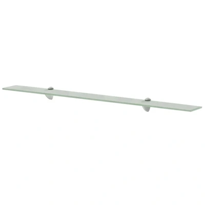 Afbeelding van Zwevend schap 100x20 cm 8 mm glas