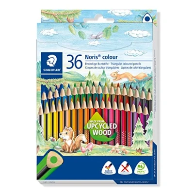 Afbeelding van STAEDTLER Noris colour driekantig kleurpotlood set 36 st