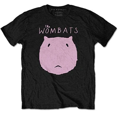 Afbeelding van The Wombats Logo Heren T shirt M Zwart