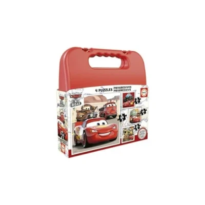 Image de CARS Malette de 4 puzzles progressifs
