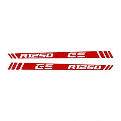 Afbeelding van 2 stuks reflecterende stickers, compatibel met Motorrad R 1250 GS Adventure handbeschermers (rood)