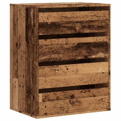 Afbeelding van vidaXL Ladekast 60x41x76 cm bewerkt hout oud houtkleurig