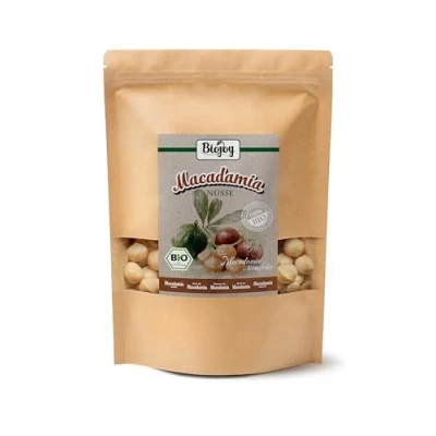 Afbeelding van Biojoy Biologische Macadamia noten (1 kg), heel en ongezouten
