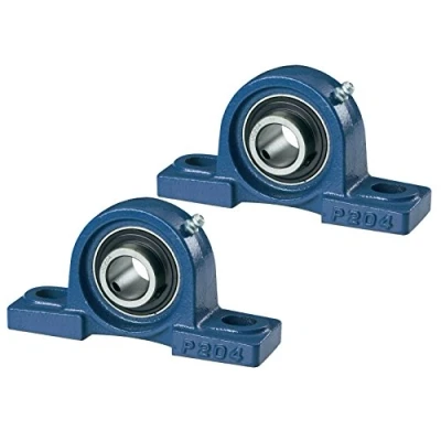 Afbeelding van Set van 2 gietijzeren lagerlagers UCP 206 NP30 kaliber 30 mm