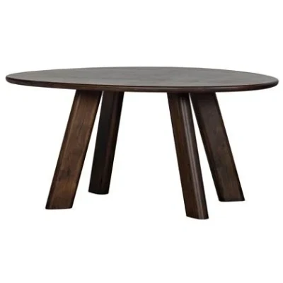 Afbeelding van Roundly eettafel mangohout 160 x 110 cm walnoot