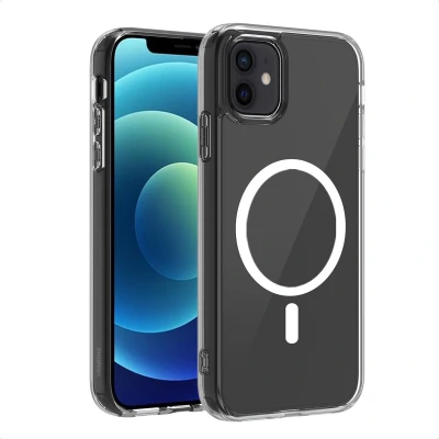 Afbeelding van imoshion Hoesje geschikt voor iPhone 12 Mini Protective Backcover MagSafe Transparant
