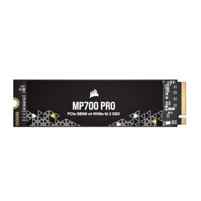Afbeelding van Corsair MP700 PRO 4TB M.2 PCIe Gen5 x4 NVMe 2.0 SSD 2280 Tot 12.400 MB/sec Sequentieel lezen Hoge Dichtheid TLC NAND Zwart
