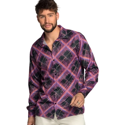 Afbeelding van Boland Shirt Summer night (XL) Volwassenen Hawaii Carnaval Strandfeest Themafeest