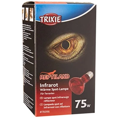 Afbeelding van Trixie Reptiland Warmtelamp Infrarood 75 WATT 6,3X6,3X10 CM (398776)