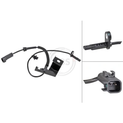 Afbeelding van A.B.S. 32273 ABS sensor Actieve 560mm 645mm 39mm zwart