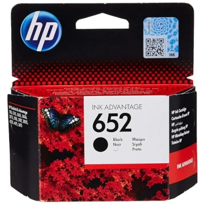 Afbeelding van HP Inktcartridge F6V25AE 652 zwart