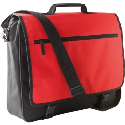 Afbeelding van Kimood Documententas met overslag KI0412 BLACK / RED