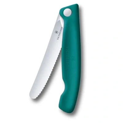Afbeelding van Victorinox Swiss Classic tomatenmes inklapbaar 11cm kartel groen