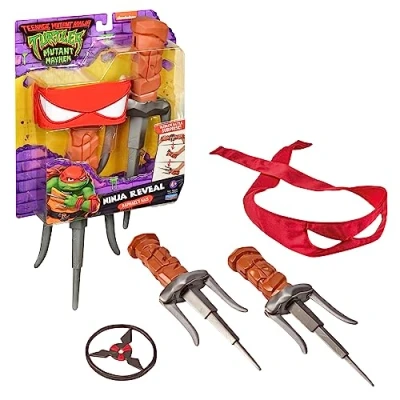 Afbeelding van Ninja TURTLES schildpadden, gevechtswapens, handtekening wapen van je held, willekeurig model, speelgoed voor kinderen vanaf 4 jaar, Giochi Preziosi, TU806