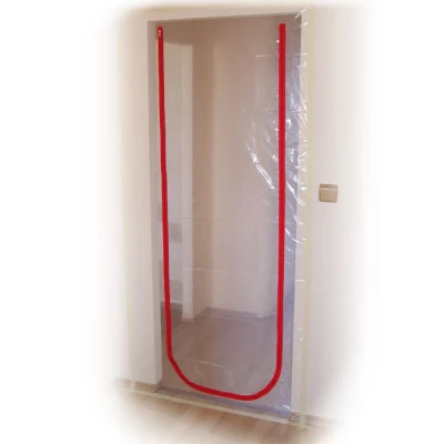 Afbeelding van Stofstop stofdeur met rits 2500x1100mm 2 stuks
