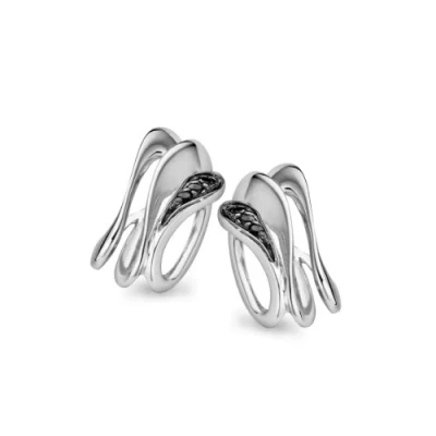 Afbeelding van Orphelia ZO 5016 Oorknoppen Zilver 925 1.2 cm Zirkonia