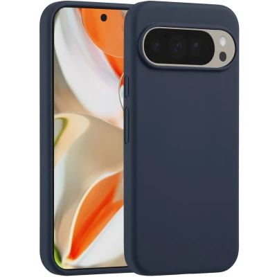 Afbeelding van Accezz Liquid Silicone Backcover voor de Google Pixel 10 Pro XL Donkerblauw