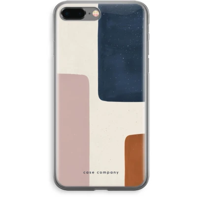 Afbeelding van Case Company® hoesje geschikt voor iPhone 8 Plus Geo #5 Soft Cover Telefoonhoesje Bescherming aan alle Kanten en Schermrand