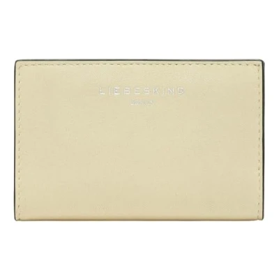 Afbeelding van LIEBESKIND BERLIN Leren Kaarthoes Cloud Sheep Natural Lilith Card Case Lemonade Lichtgeel