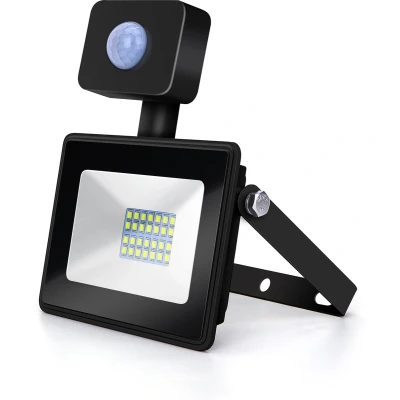 Afbeelding van LED buitenlamp 20W=200W schijnwerper IR sensor daglichtwit 6400K waterdicht IP65