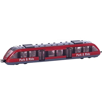 Afbeelding van Siku 1646, trein voor openbaar transport, metaal/kunststof, 1:120, rood, compatibel met ander speelgoed