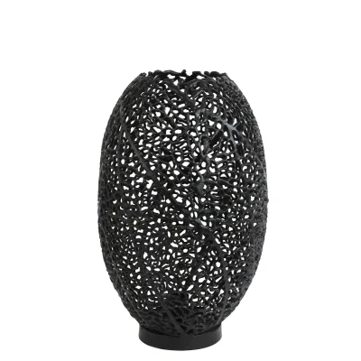 Afbeelding van Sinula tafellamp Ø33x52 cm mat zwart